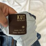 Kut From The Kloth Crop Straight Leg Jeans Distressed Denim Blue Womens Size Photo 4