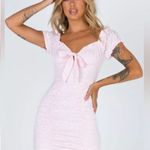 Princess Polly  Back to Paris Mini Dress Size 8 Pink Valentine's Feminine Floral Photo 0