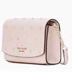 Kate Spade Staci Studded Hearts Valentines Small Flap Crossbody Purse Bag Photo 10