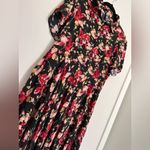 CHAPS  Flowy Floral Button Front Shirt Fit & Flare Cottagecore Dress Sz XL EUC Photo 2