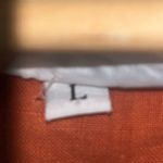 Bryn Walker Cinnamon Asymmetrical Hem Lagenlook Linen Tunic Top Rust L Photo 7