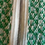 CAbi Cover Tweed Green Cropped Zip Jacket. Size 12. Photo 12