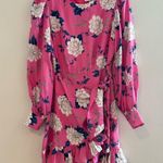 Yumi Kim NEW  Velvet Morning Hot Pink Floral Daphne Silk Mini Dress Size 4 Photo 1