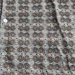 Tori Richard  Honolulu Brown Geo Print Cotton Mens Short Sleeve Button Down Photo 1