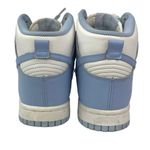 Nike  Dunk High Womens White Aluminum Leather Lace Up Athletic Sneakers Shoes 7 Photo 2
