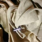 Milk & honey army green velvet jacket lightweight adjustable waist & sleeves NWT Photo 8