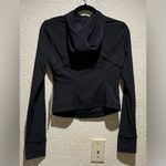 Lululemon  NWT Define Cropped Hoodie Mesh Jacket Black Size 4 Photo 8