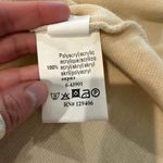 Venus Long Duster CardiganSweater Ruffle Neckline Womens Small Ivory ButtonClose Photo 5