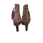 Anne Klein  iflex Caroline Womens Size 7 Brown Suede Ankle Tassel Zip Booties Photo 4