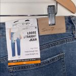 Seven7  Loose High Rise Straight Leg Jeans NWT Blue Size 12 Photo 6