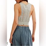 Free People Vest Of Us Cropped Vest Green Size L Photo 1