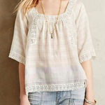 Holding Horses  Anthropologie boho peasant top Photo 0