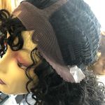 Curly Black lacefront wig medium length 2020 Wig Photo 7