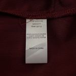 Doe & Rae  Shirt Womens Medium Burgundy Red Sheer Lace Yoke Flowy‎ Boho Peasant Photo 5