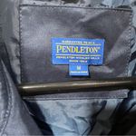 Pendleton EUC  Quilted Vest Women Size M Full Zip Navy Blue Photo 1