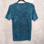 Carolyn Taylor  Green Chenille Granny Artsy Cozy Electric Preppy Sweater Top XL Photo 1