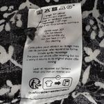 Sézane  Robe Midi Victoriana Dress Two-tone Floral Print | Sz 36 (4 US) | Black Photo 14