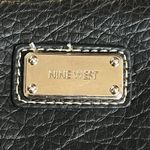 Nine West  Black Faux Leather Foldover Crossbody Bag Wristlet Photo 9