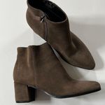 Franco Sarto  Womens Casual Leather Ankle Boots Brown Booties Size  6M Photo 0