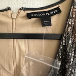 Boston Proper NTW  Sequin V Neck Faux Wrap Knee Length Frimge Dress SIZE  6 Photo 3