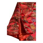 Yi Cheongsam Qipao VTG Red Koi Fish Silk Jacket size XXL (42) Photo 8