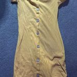 Ambiance Apparel  Cute Yellow Mini Dress Could Be Worn On And Of The Shoulder Photo 0