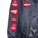 Coach X Tom Wesselmann Souvenir Jacket Lips Black Women’s Size Large Photo 5