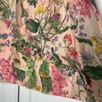 Vintage Y2K Cottagecore Floral 100% Silk Skirt Pink Size 0 Photo 1