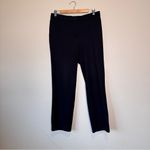 Eileen Fisher  Black Casual Straight Leg Trouser Dress Pants Womens M Classic Photo 6