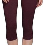 Lululemon FLOW CROP HEATHERED BORDEAUX DRAMA BURGUNDY MAROON WINE TIGHTS LEGGING Photo 0
