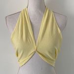 Cider Cut Out Bow Tied Halter Top Photo 0