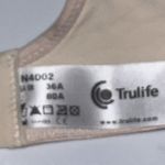 Trulife Lily‎ 4002 Mastectomy Bra Soft Cup Wireless Nude Women Size 36A NEW Tan Photo 4