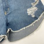 Carmar Denim Olivia Shredded Shorts Medium Wash Denim Jean Booty Short Size 28 Blue Photo 8