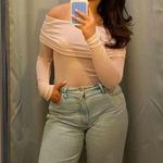 Revolve Pink off the shoulder top Photo 1
