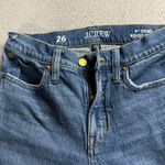 J.Crew 9" demi-boot crop jean raw hem in Wedgewood wash Size 26 EUC Photo 3