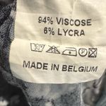 Avalanche Vintage  black floral true wrap midi dress size 3 Photo 5