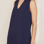 J.Crew 365 Sleeveless V-Neck Blake Shift Dress Navy Blue XXS - NWT Photo 0