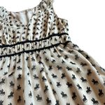 Chelsea and Violet White Brown Horse Print Mini Dress Sleeveless Western Medium Photo 5