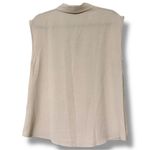 JODIFL  women’s size small pullover tan deep v-neck dressy tank top sleeveless Photo 5
