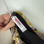 ZARA NWT Floral Ruched One Shoulder Mini Dress Metallic Size XS NEW Photo 5