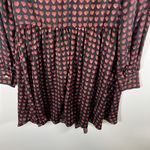 ZARA  Red Black Heart Print Long Sleeves Romper‎ Women's Size XS Photo 8