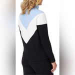 FILA NWT  Women's Ekanta 1/4 Zip: Black, Pale Blue, White L Photo 5