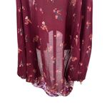 Free People  Bali‎ Wrapped In Blooms Shawl Kimono Wrap Berry Combo One Size Photo 10