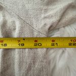 Umgee Beige Ruffle Sleeve linen cotton blend Blouse size Small Photo 6