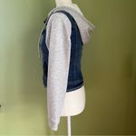 fleece lined denim jacket Blue Photo 4