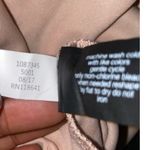 Lane Bryant  Blush Pink Plisse Pleated Black Lace Knee Length Pull-On Skirt 26/28 Photo 3