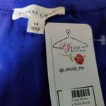 Zenana Outfitters NWT Signature Royal Blue Long Sleeve Tee 1X Photo 6