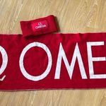 OMEGA SCARF & headband set Red Photo 0