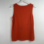 Chico's  Size 0 US S 4 The Everyday Sweater Tank Top Scoop Neck Sleeveless Orange Photo 6