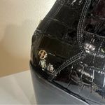 ANINE BING  Black Embossed Patent leather Tania Ankle Boots Booties NEW 40/10 Photo 4